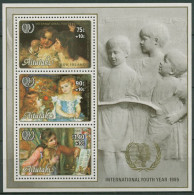 Aitutaki 1985 Jahr Der Jugend Gemälde Block 57 Postfrisch (C60518) - Aitutaki