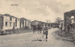 EPINONVILLE (55) Première Guerre Mondiale - Rue Principale - Carte Allemande - Autres & Non Classés