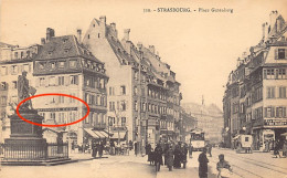 STRASBOURG - Place Gutenberg - Chaussures Cerf - Tramway 135 - Ed Ch. Bergeret - Strasbourg