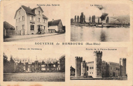 Souvenir De Hombourg Epicerie Jos Schmitt Chateau Ecurie De La Ferme Domaine Le Rhin - Autres & Non Classés