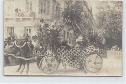 NICE (06) - Carnaval De 1911 - Char Automobile - CARTE PHOTO - Ed. Navello, Phot - Carnevale