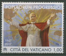 Vatikan 2017 Papst Paul VI. Enzyklika Populorum Progressio 1909 Postfrisch - Ungebraucht