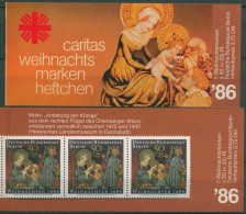 Berlin Caritas 1986 Weihnachten Markenheftchen (769) MH W 4 Postfrisch (C60243) - Cuadernillos