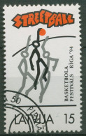 Lettland 1994 Streetball 370 Gestempelt - Lettonia