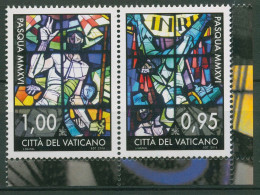 Vatikan 2016 Ostern Buntglasfenster 1863/64 ZD Postfrisch - Nuovi