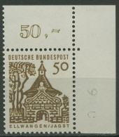 Bund 1964/65 Bauwerke Klein, Schlosstor Ellwangen 458 Ecke 2 Postfrisch - Unused Stamps