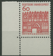 Bund 1964/65 Bauwerke Klein, Neubrandenburg 459 Ecke 3 Postfrisch - Nuovi