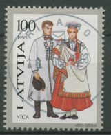 Lettland 1995 Trachten Blockeinzelmarke 408 Gestempelt - Latvia