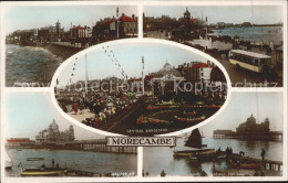 11732675 Morecambe Lancashire Promenade Pier Central Bandstand Sailing Boat Vale - Autres & Non Classés