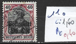 RUSSIE OCCUPATION ALLEMANDE  11 Oblitéré Côte 1.60 € - 1916-19 Occupation: Germany