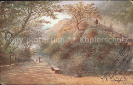 11732636 Sandown Isle Of Wight Painting Kuenstlerkarte Shanklin - Andere & Zonder Classificatie