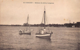 Guinée - CONAKRY - Bateaux De Pêches Indigènes - Ed. E. Habkouk 313 - Guinee
