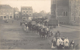 BERTRIX (Prov. Lux.) Inhumation De 2 Soldats Français Le 30 Novembre 1918 - CARTE PHOTO - Bertrix