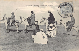 Yemen - ADEN - Arabian Donkey Caravan - Publ. I. Benghiat Son  - Yémen