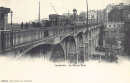 LAUSANNE (VD) Le Grand Pont - Ed. Burgy 2404 - Lausanne