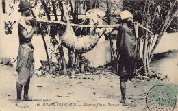 Guinée Conakry - Retour De Chasse - Transport D'une Biche - Ed. Comptoir Parisien 316 - Guinee