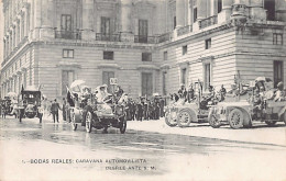 MADRID - Bodas Reales - Caravana Automovilista - Desfile Ante S. M. - Ed. Hauser Y Menet 1 - Madrid