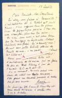 ● L.A.S René CLAIR (Chomette) Sofitel QUIBERON Louison Bobet Bob Florey Bretagne Sa Femme Bronia Lettre Autographe - Escritores