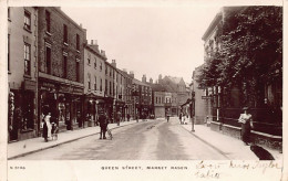 England - MARKET RASEN - Queen Street - VERTICAL FOLD See Scans For Condition - Other & Unclassified