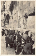 Israel - JERUSALEM - The Wailing Wall - Publ. C. M. & S.  - Israele
