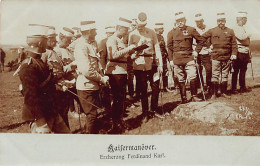 Slovakia - ŠAŠTÍN-STRÁŽE Kaisermanöver Bei Sasvár 1902 - Erzherzog Ferdinand Karl - FOTOKARTE - Slowakije