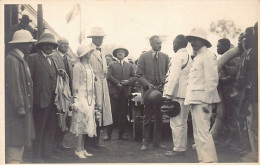 Congo Kinshasa - PANDA Katanga - Visite Du Roi Albert I Arrivée Du Train Royal - CARTE PHOTO Gabriel L  - Belgisch-Kongo