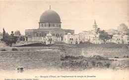 JERUSALEM - Mosque Of Omar - Publ. G. Rémy 21 - Israel