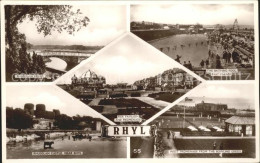 11732569 Rhyl Denbighshire Rhuddlan Bridge Bathing Pool Castle Promenade Bowling - Autres & Non Classés