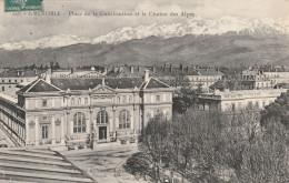 FR3072  --  GRENOBLE  --   PLACE DE LA CONSTITUTION ET LA CHAINE DES ALPES  --  1907 - Grenoble