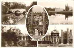 11732503 Cambridge Cambridgeshire Bridge King's College Chapel Trinity College V - Altri & Non Classificati