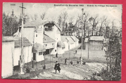 C.P. Bruxelles = Exposition 1910 : Entrée  Du  Village  Sénégalais - Brussel (Stad)