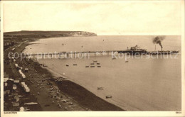 11732454 Sandown Isle Of Wight Beach Pier Steamer Isle Of Wight - Altri & Non Classificati