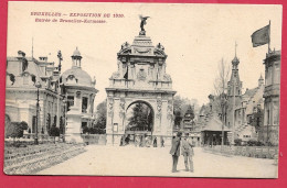 C.P. Bruxelles = Exposition 1910 :  Entrée  De Bruxelles-Kermesse - Bruxelles (Città)