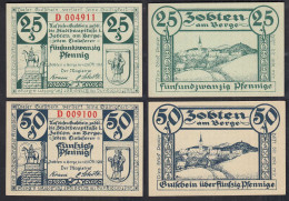 Zobten Am Berge 25 + 50 Pfennig Notgeld 1919    (31829 - Sonstige & Ohne Zuordnung