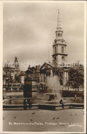 11732332 London St Martins In The Field Church Fountain Monument Trafalgar Squar - Andere & Zonder Classificatie