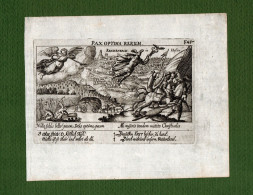 ST-DE Reichenbach In Hessen 1630~ Daniel Meisner PAX OPTIMA RERUM -kupferstich - Prenten & Gravure