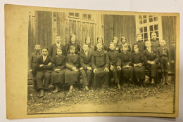 PILVIŠKIAI FOTO POSTCARD LITHUANIA VAIKAI KIDS SKAUTAI - Litauen