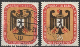 1956...136/137 O - Gebraucht