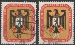 1956...136/137 O - Used Stamps