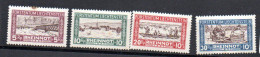 LIECHTENSTEIN - 1928- FLOOD RELIEF SET OF 4 MINT HINGED PREVIOUSLY SG CAT £122 - Unused Stamps