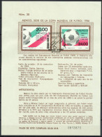 Mexico 1984 Football Soccer World Cup Set Of 2 On Commemorative Print With First Day Cancellation - 1986 – México