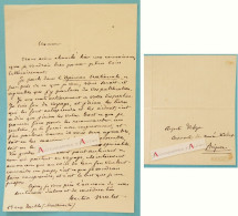 ● L.A.S Hector MALOT à Augustin DELOYE Musée Calvet Avignon Lettre écrite De Montmartre Rue Bethe - Né La Bouille - Schrijvers