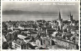 11731503 Lausanne VD Pont Bessieres Et Cathedrale Lausanne - Autres & Non Classés