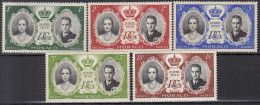 MONACO  561-565, Postfrisch **, Hochzeit Rainer III. Und Grace Kelly, 1956 - Nuevos