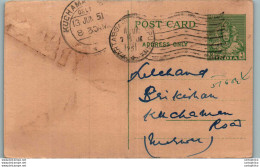 India Postal Stationery 9p Kuchaman Cds Partabgarh Cds - Postcards