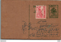 Pakistan Postal Stationery Tree 5 P - Pakistan