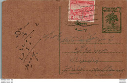 Pakistan Postal Stationery Tree 5 P To Multan - Pakistan