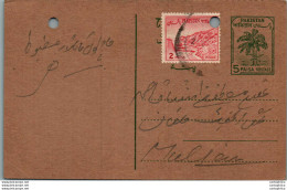 Pakistan Postal Stationery Tree 5 P To Multan - Pakistan