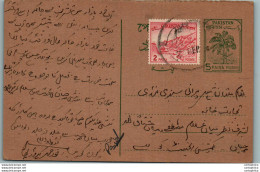 Pakistan Postal Stationery Tree 5 P - Pakistan