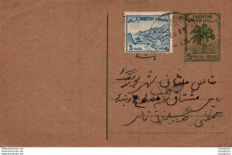 Pakistan Postal Stationery Tree 5 P - Pakistan